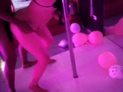 Big-Ass Latina Stripper Takes it in the Ass in VIP