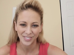 Horny stepmom fucks much younger stepson with big dick